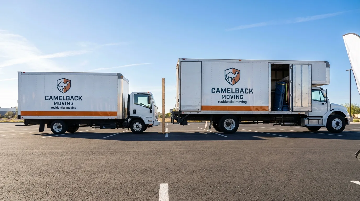 Moving truck size capacity guide in Clifton Heights